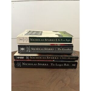 Nicholas‎ Sparks Paperback Bundle Romantic Drama Suspense Tragedy Fiction Novels